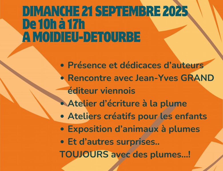 Salon A vos plumes de Moidieu Détourbe