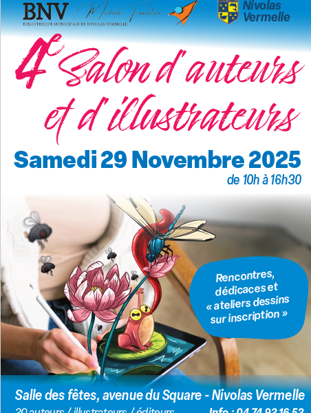Salon d’auteurs et d’illustrateurs de Nivolas Vermelle