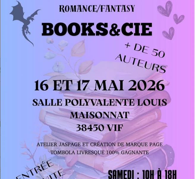 Books & Cie, Salon du livre romance et fantasy de Vif (38)