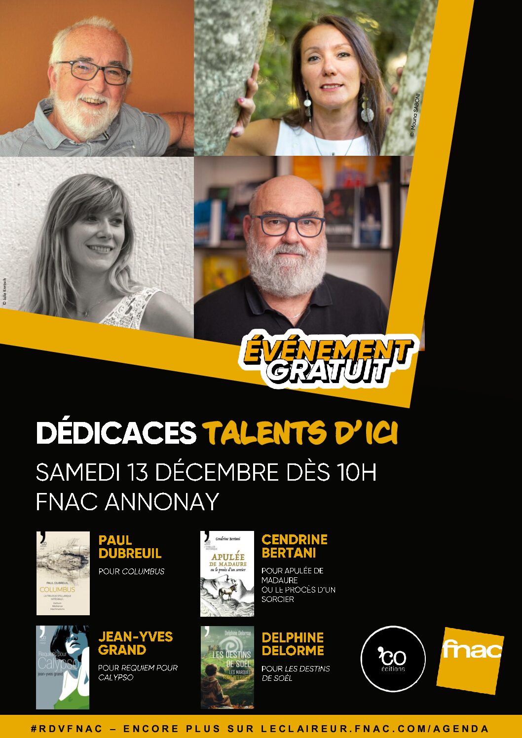 Rencontres/dédicaces à Annonay (07)